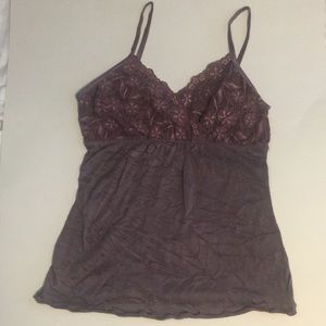 Plum and pink tank top